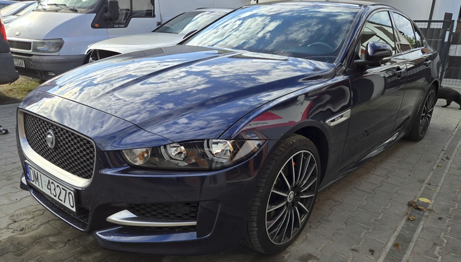 Jaguar XE - pojazd przyjęty do oględzin stanu technicznego
